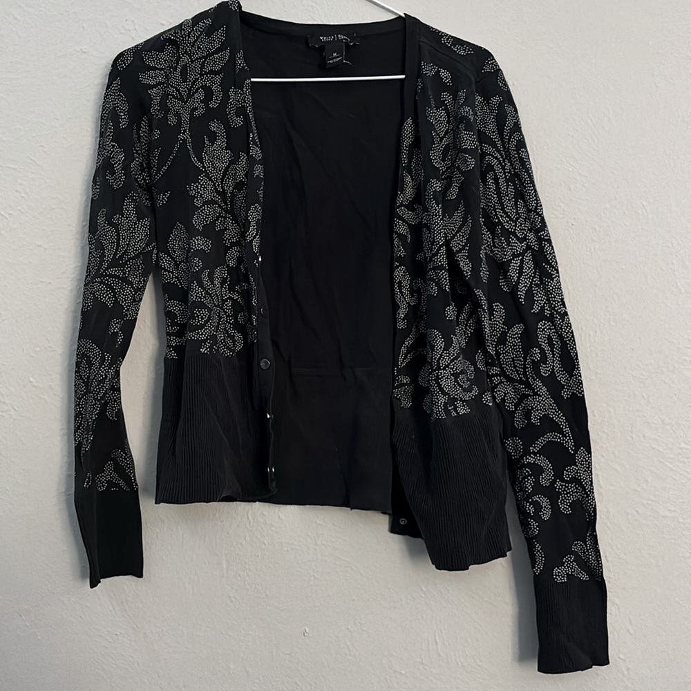 Black cardigan